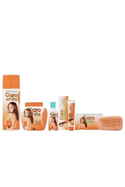 Caro White من 5 قطع لوشن 500 مل وكريم 500 مل ومرهم 30 مل وزيت 50 مل وصابون 100