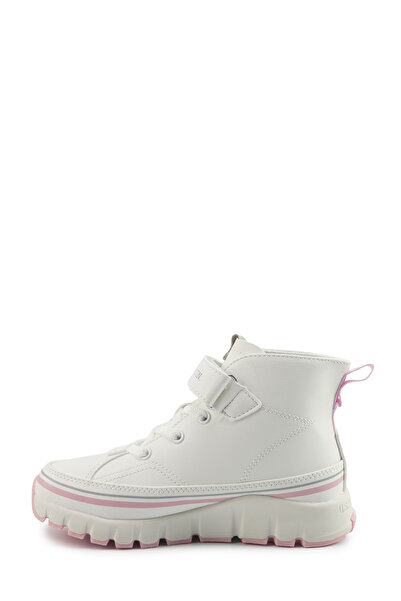 U.S. Polo Assn. KELTES JR 5PR Beyaz Kız Çocuk High Sneaker