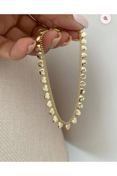 Butik XUping 14k Kalp Charmlı Bileklik