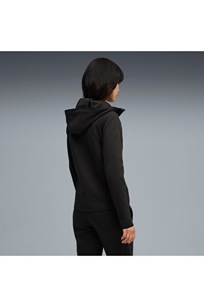 Puma Jacket Evostripe Full-zip Hoodie Dk, Black, Women