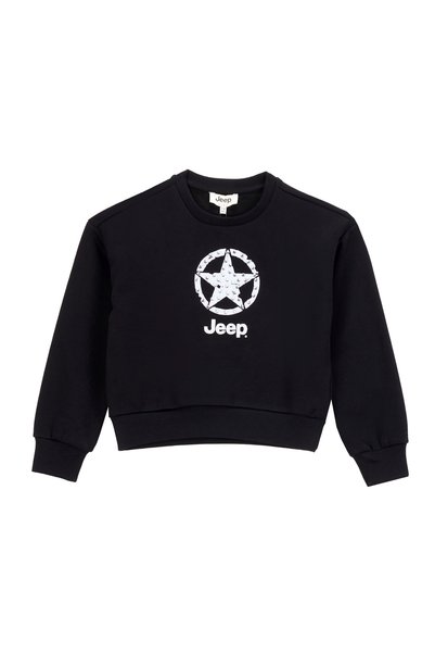 JEEP Baskılı Kız Çocuk Siyah Sweatshırt J5WG-SWT7554