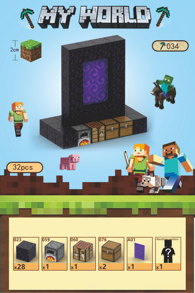 Choice1 32 قطعة - 034 32-64 قطعة مكعبات مغناطيسية - مجموعة بناء مشهد معماري للأولاد والبنات من سن 3 سنوات فما فوق