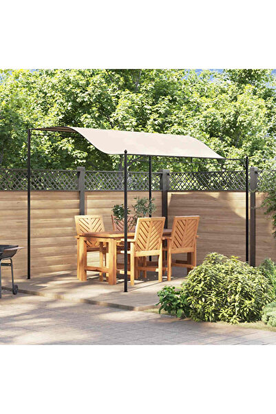 vidaxl قماش جازيبو أبيض كريمي