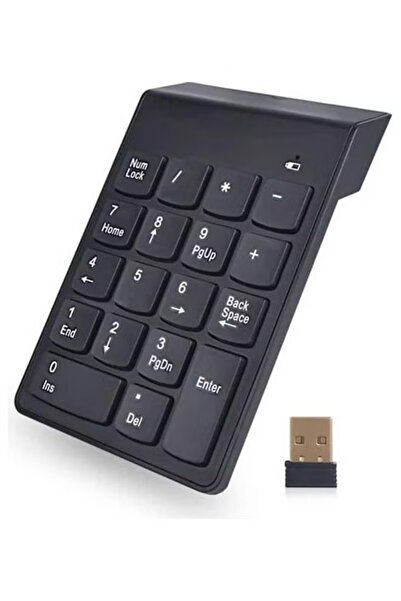 Generic 18 Keys 2.4G Wireless Numeric Keypad Black