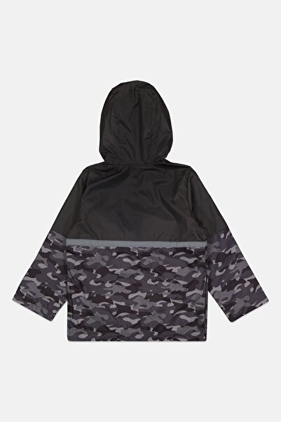 Oshkosh B’Gosh Kids Boy Camouflage Rain Jacket, Grey