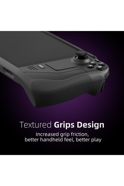 Skull & Co. GripCase SD Bundle for Steam Deck/OLED: Soft Protective Case with Textured Grips and Car