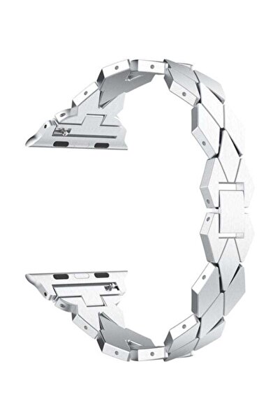 fun zone Voberry Replacement Band For Apple Watch Series 1/2/3 38mm Silver