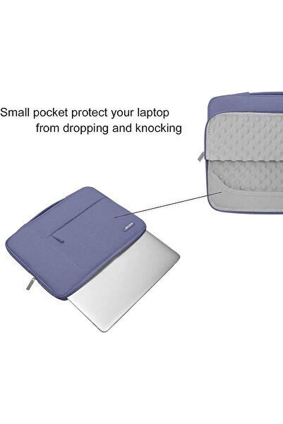 Mosiso Laptop Case 13.3 inch, 13-14 inch Laptop Sleeve with Handle Compatible with MacBook Air/Pro 1