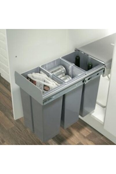 Hometech Integrated Trash Can N 001 3 x 10 Liters - Selective Collection