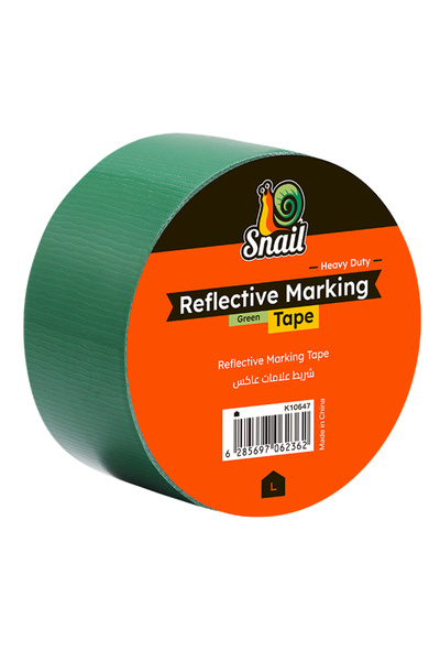 Lawazim Snail Marking Tape Green - 190mic 4.8cm x 16.5m High Visibility and UV Resistant