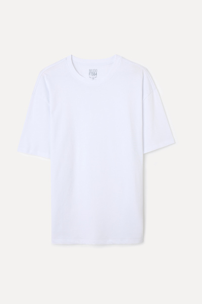 Mudo Modal Mixed Loose Fit Crewneck T-Shirt