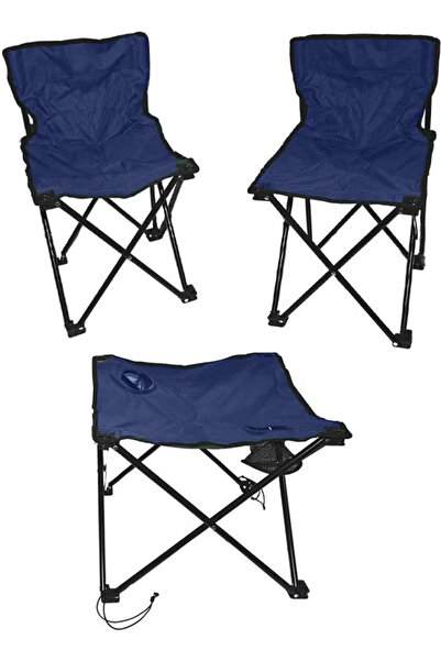 Cady One طقم مكون من 2 كرسي قابل للطي مع طاولة قماشية و حقيبة مناسبة للتخييم ...
