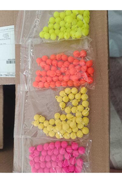 shop 10 mm kulplu silikon yüzen boncuk (50 li paket)