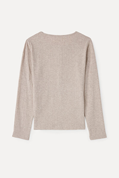 Mudo Buttoned Cycling Collar Long Sleeve T-Shirt