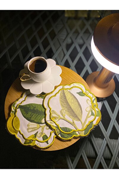 Home Limon desenli kahve kokteyl sunum peçete