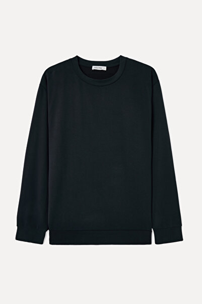 Mudo تي شيرت مشروط بأكمام طويلة ورقبة دائرية