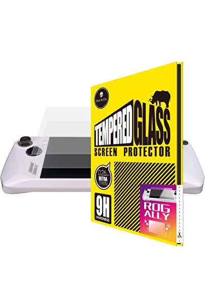 Skull & Co. واقي شاشة من الزجاج المقوى عالي الشفافية والحساسية لجهاز ROG Ally...