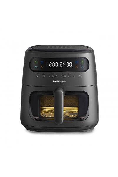 ROHNSON Friteuză cu aer cald R2807, 1750W, 7,6 L, panou tactil digital LED