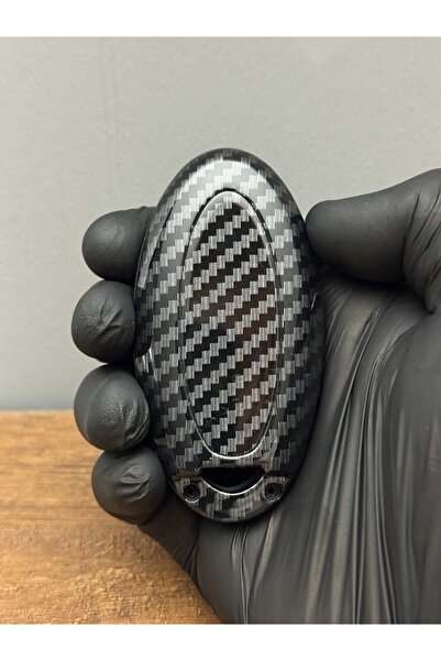 Mavi Keys Husă de protecție pentru chei din fibră de carbon cu 3 butoane compatibilă cu Nissan Qashqai, Micra, Tiida, X-Trail