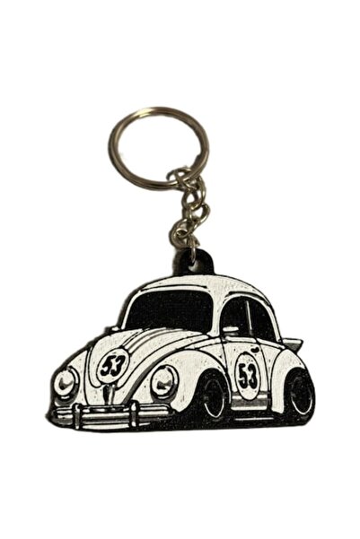 OEM Breloc imprimat 3D cu filament PLA - Volkswagen Beetle Design Nr. 53