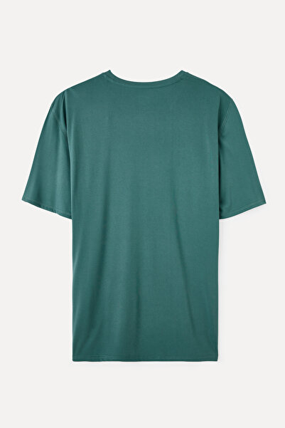 Mudo Modal Mixed Loose Fit Crewneck T-Shirt