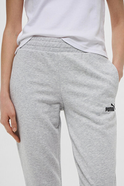 Puma ESS Small No. 1 Logo Siyah / Gri Kadın Eşofman Altı 68245401