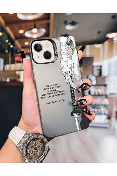 Caseji İphone 15/14 Uyumlu Baskı Desen Kaliteli Telefon Kılıfı MK01A