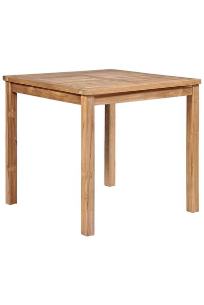 vidaxl Garden Table 80x80x77 cm Solid Teak Wood