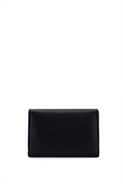 Tamer Tanca Unisex Genuine Leather Black Caviar Card Holder