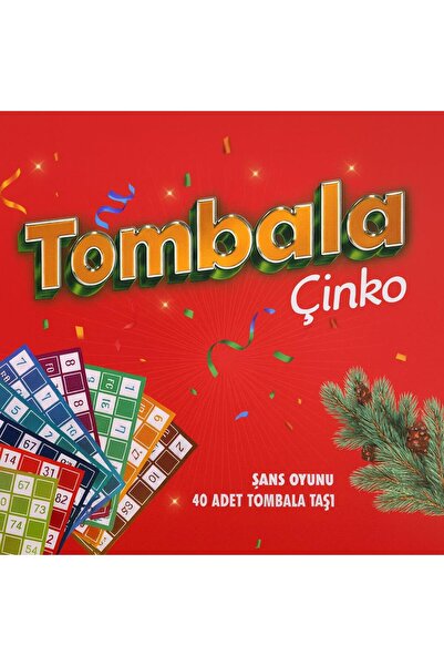 hak-iş oyuncak Klasik Tombala Çinko Seti – 90 Adet Taşlı Şans Oyunu