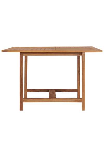 vidaxl Garden Dining Table 110x110x75 cm Solid Wood Teak