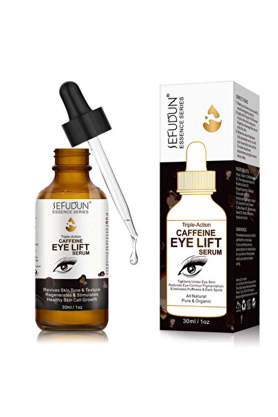 sefudun Ορός προσώπου με καφεΐνη για ανόρθωση ματιών | Αντιγήρανση & κατά των...
