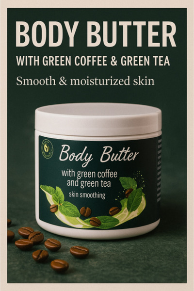 Sapun de Constanta Unt de corp cu ceai verde și cafea verde – Hidratare și re...