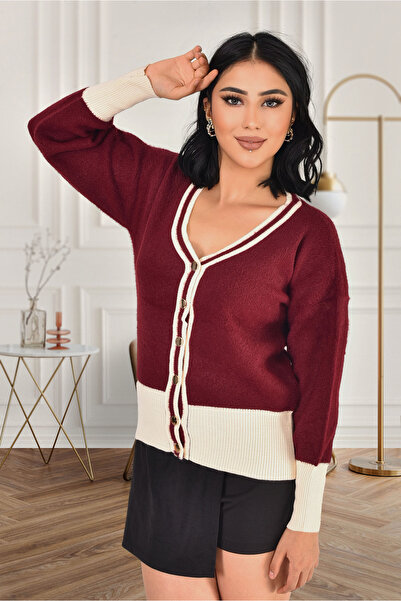 MORE KIDS Knitwear Cardigan Gold Button Detailed