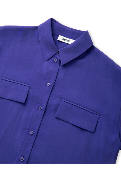 İpekyol Basic Shirt with Pocket Flap