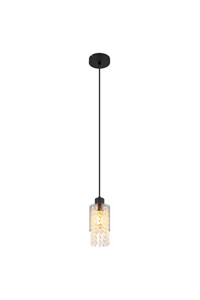 Globo Lighting Pendul Backey 15799H, 1xE27, fumuriu+negru