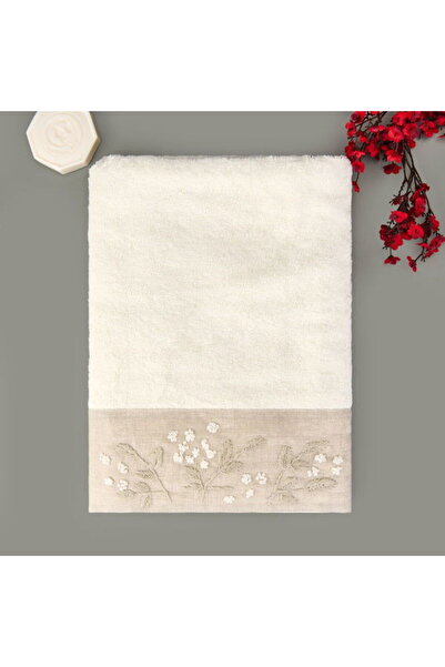 My Home Myhome Elanor Bath Towel - Ecru - 70X140 cm