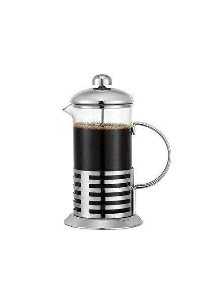 Floria Presă de cafea, cană din sticlă rezistentă la căldură, 600 ml, zln-2515