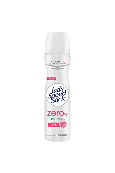 Lady Speed Stick بخاخ بتلات الورد من إل إس إس زيرو 12 × 150 مل (عبوة من 12 قطعة)
