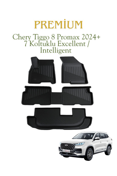 Black Gold Chery Tiggo 8 Promax 2024+ 7 Koltuklu Excellent / Intelligent 3D O...