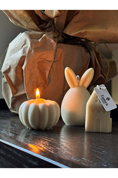 Vanilla Pumpkin Dekoratif Kokulu Mum