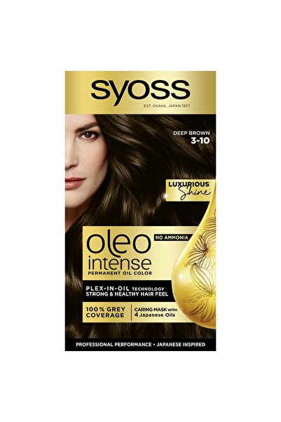 Syoss Permanent hair dye without ammonia Color Oleo Intense 3-10 Satin Intense, 115 ml