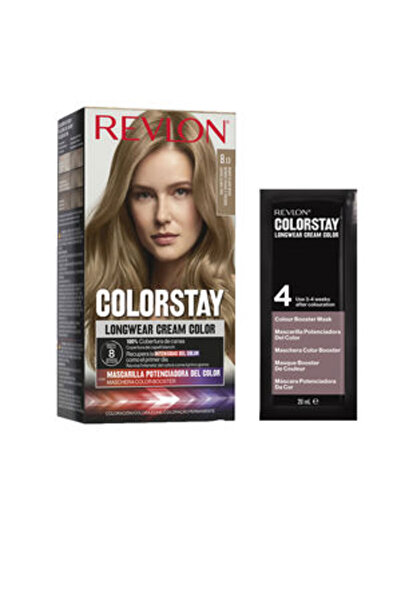 Revlon Color Stay, Permanent Hair Dye, 8.13 Medium Beige Blonde, 165 ml