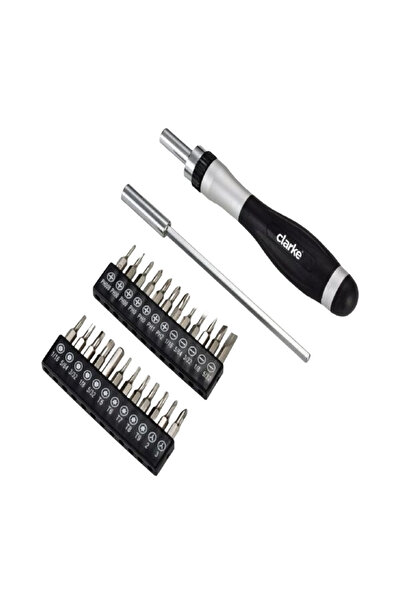 Clarke RPSS26C RATCHETING PRECISION SCREWDRIVER SET 26PCS
