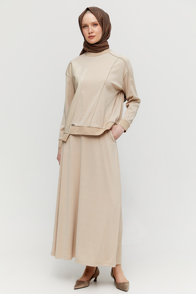 Setrms Deri Detaylı İkili Takım