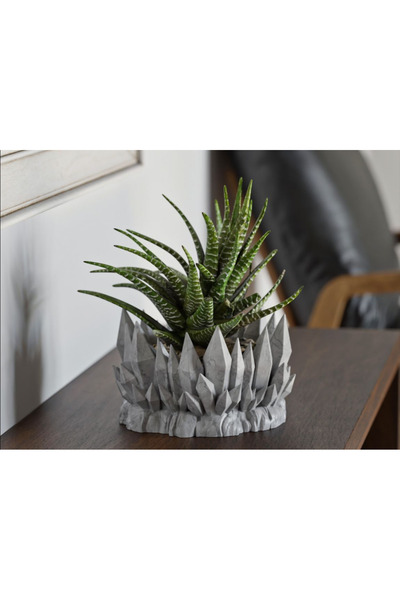 Szdesing Διακοσμητικό Κρυστάλλινο Βάζο (Λευκό)