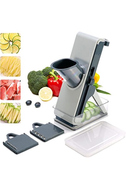 COOYA Safe Slicer,Collapsible,with Container Storage Box & 3 Insertable Blades