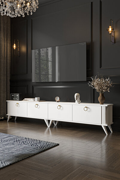 Givayo Mobilya OLİVİA TV ÜNİTESİ - 240 cm Ayaklı Kullanım