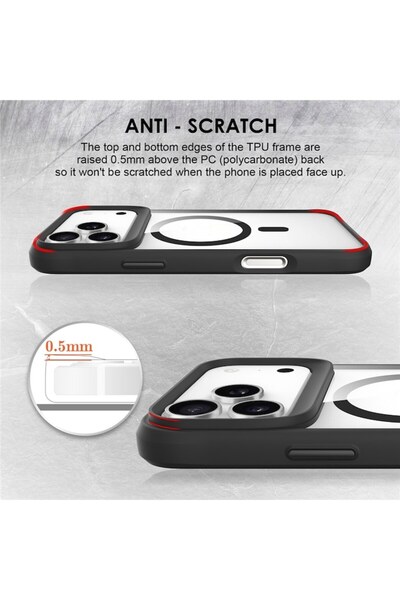 Optim Solution Προστατευτική θήκη MagSafe για Apple iPhone 17 Pro, Ισχυρός μαγνήτης, Γρήγορη φόρτιση, AntiShock, ProCore Te