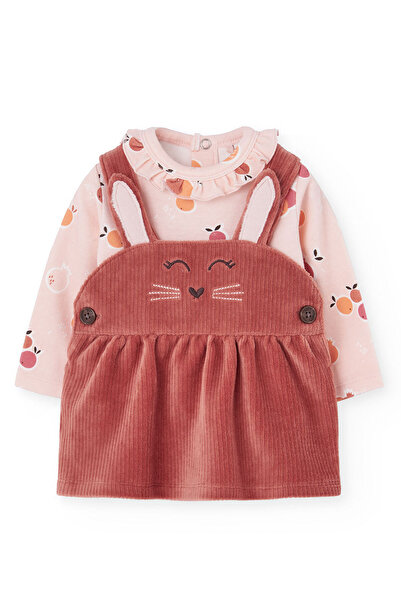 Boboli Baby Girl Rabbit Embroidered Dress Set